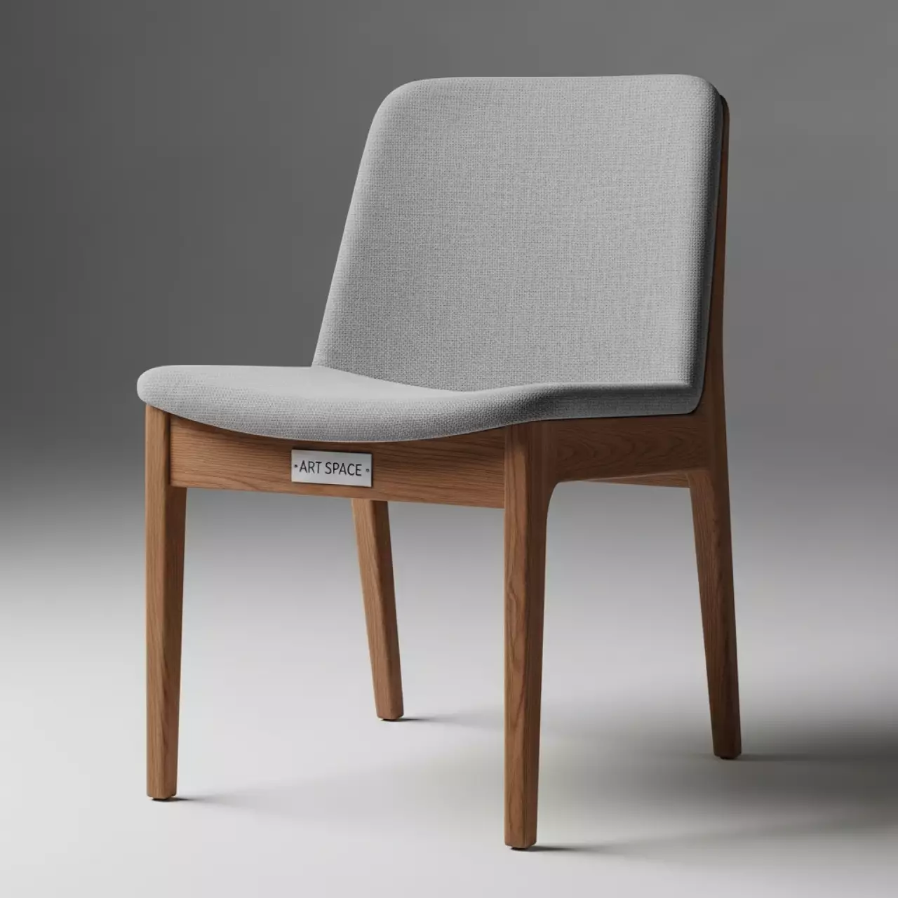 Аренда Стул Такер светло серый деревянный в ледовом дворце «Роза Хутор» — ART SPACE