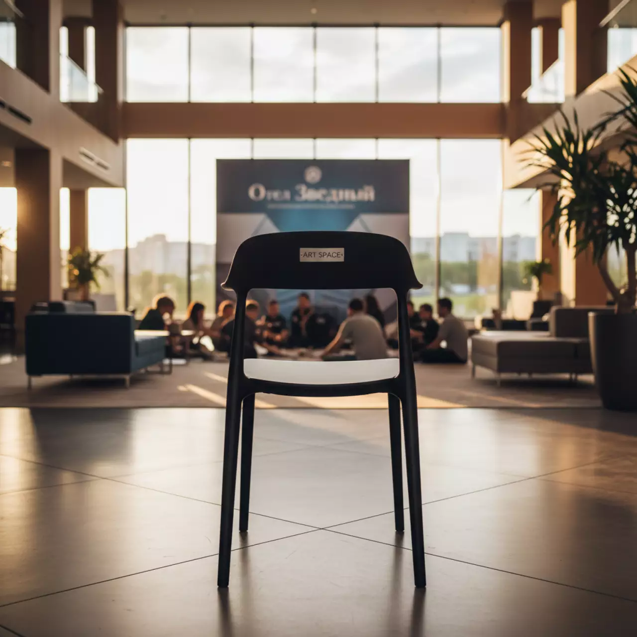 Аренда Стул Terje черный в отеле «Звездный» — ART SPACE