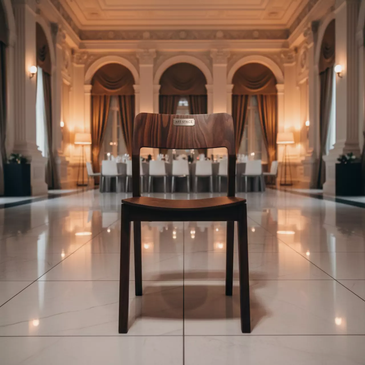 Аренда Стул Terje складной коричневый темный в Маринс Парк Отеле — ART SPACE