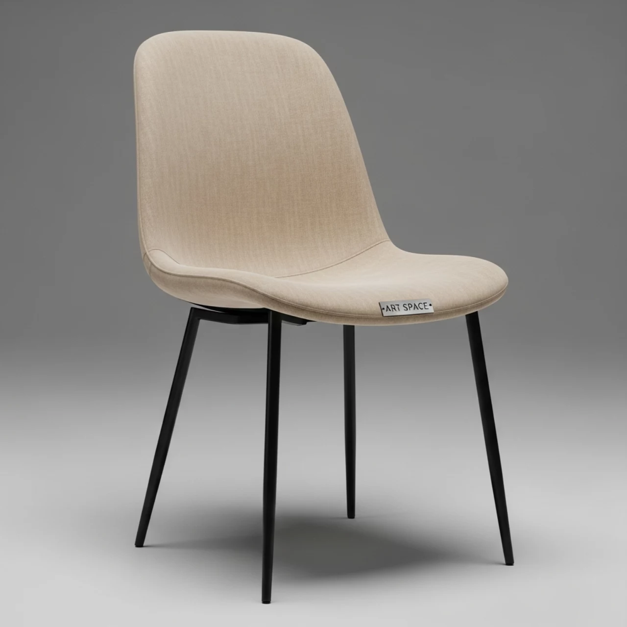 Аренда Стул Терра ножки черные велюр бежевый в Зимнем театре — ART SPACE
