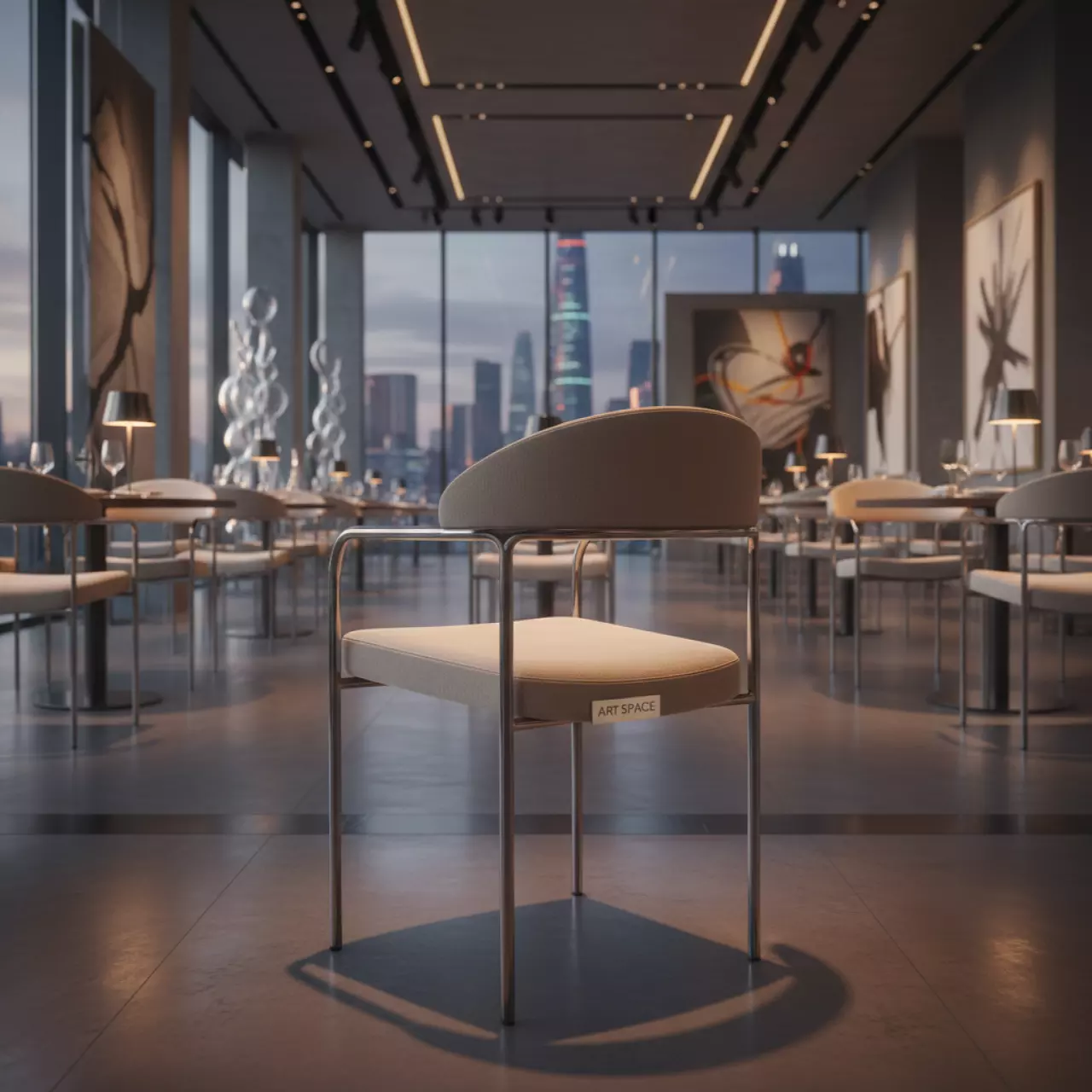 Аренда Стул Terras мягкое сиденье в ресторане «D.O.M» — ART SPACE