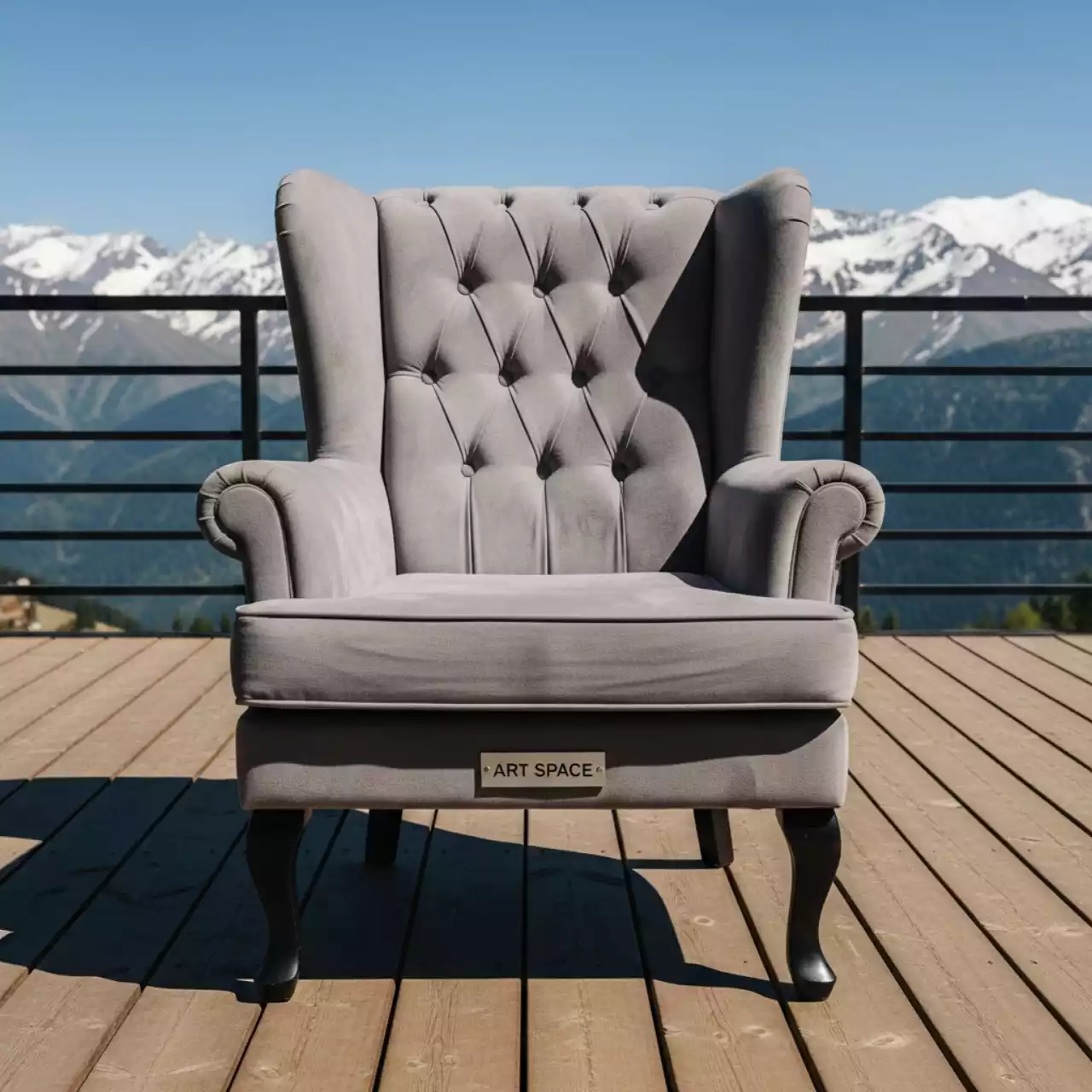 Аренда Стул Тиффани велюр серый на курорте «Газпром» (Альпика) — ART SPACE