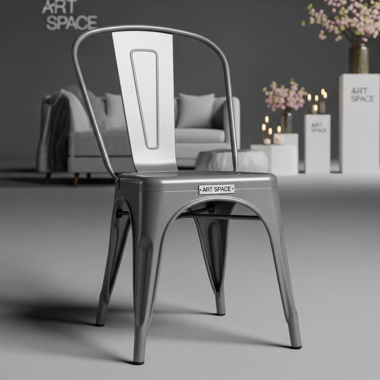 Аренда Стул Tolix Grey в Сириус Арене — ART SPACE