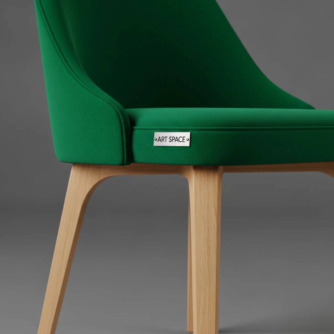 Аренда Стул Тони изумрудный ножки из бука в санатории «Черноморье» — ART SPACE