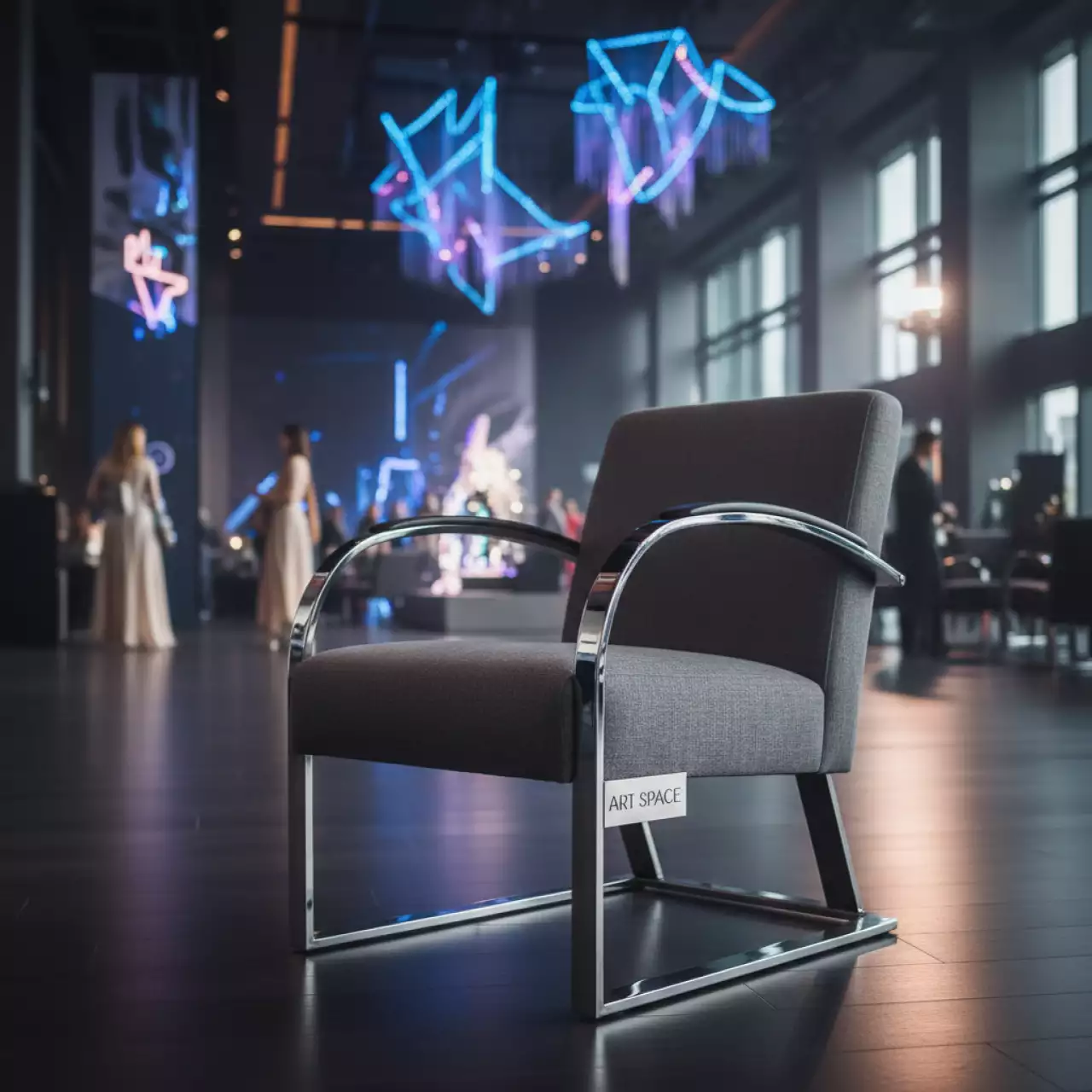 Аренда Стул Tumult графит в Cosmos Sochi Hotel — ART SPACE