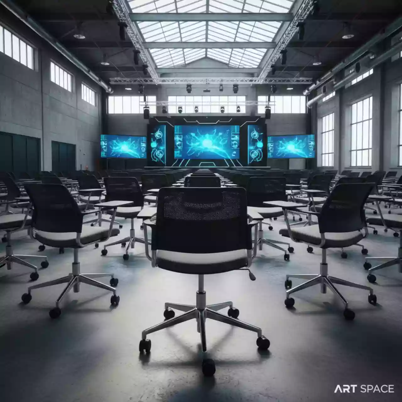 Аренда Стул ученический регулируемый на колесной основе Ардис в VK Stadium Sirius — ART SPACE