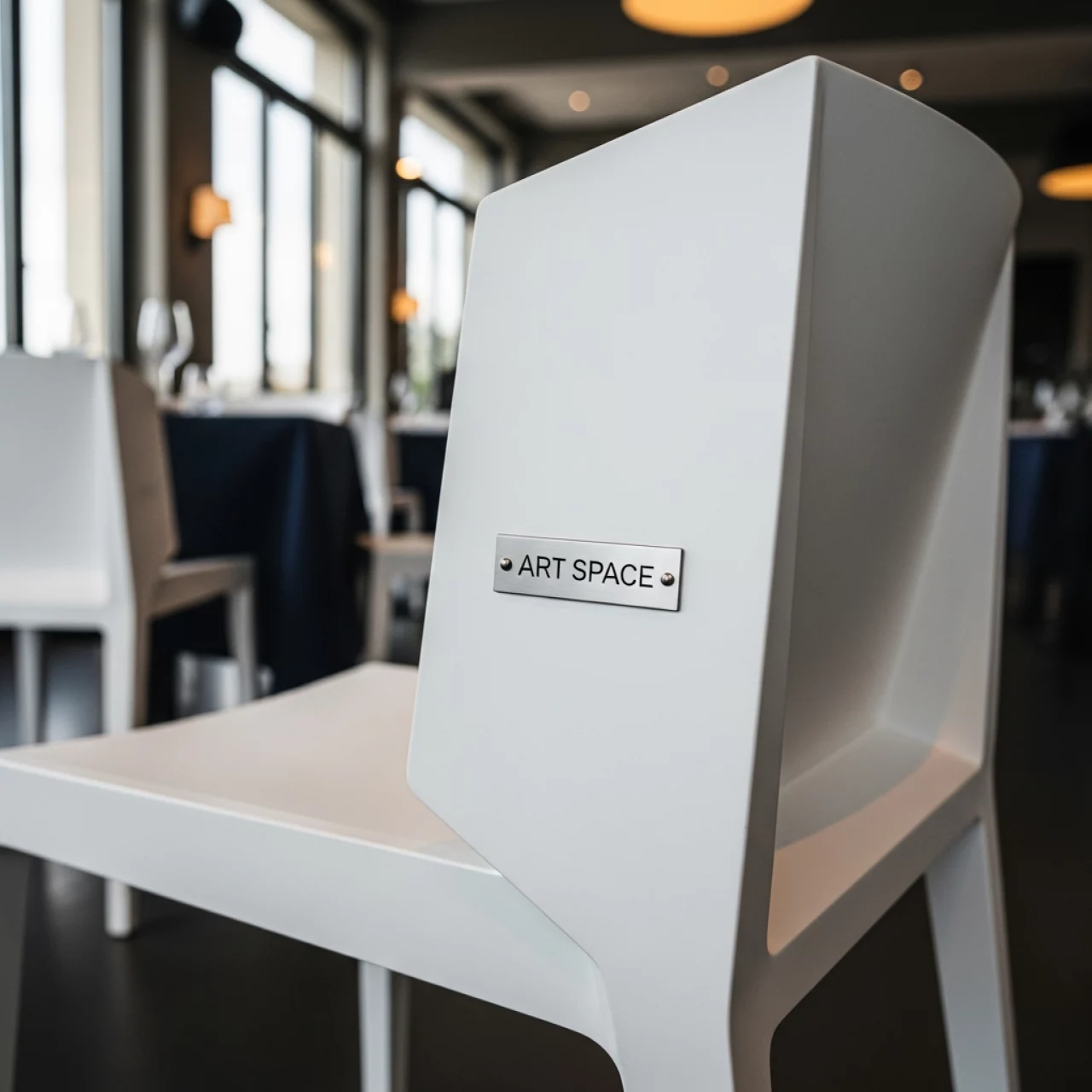 Аренда Стул УНИСОН белый в ресторане «Sanremo» — ART SPACE