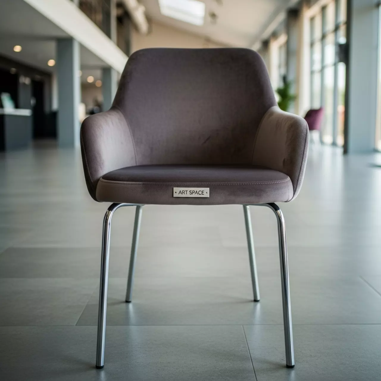 Аренда Стул Валерия велюр Vellutto ножки хромированные в санатории «Черноморье» — ART SPACE