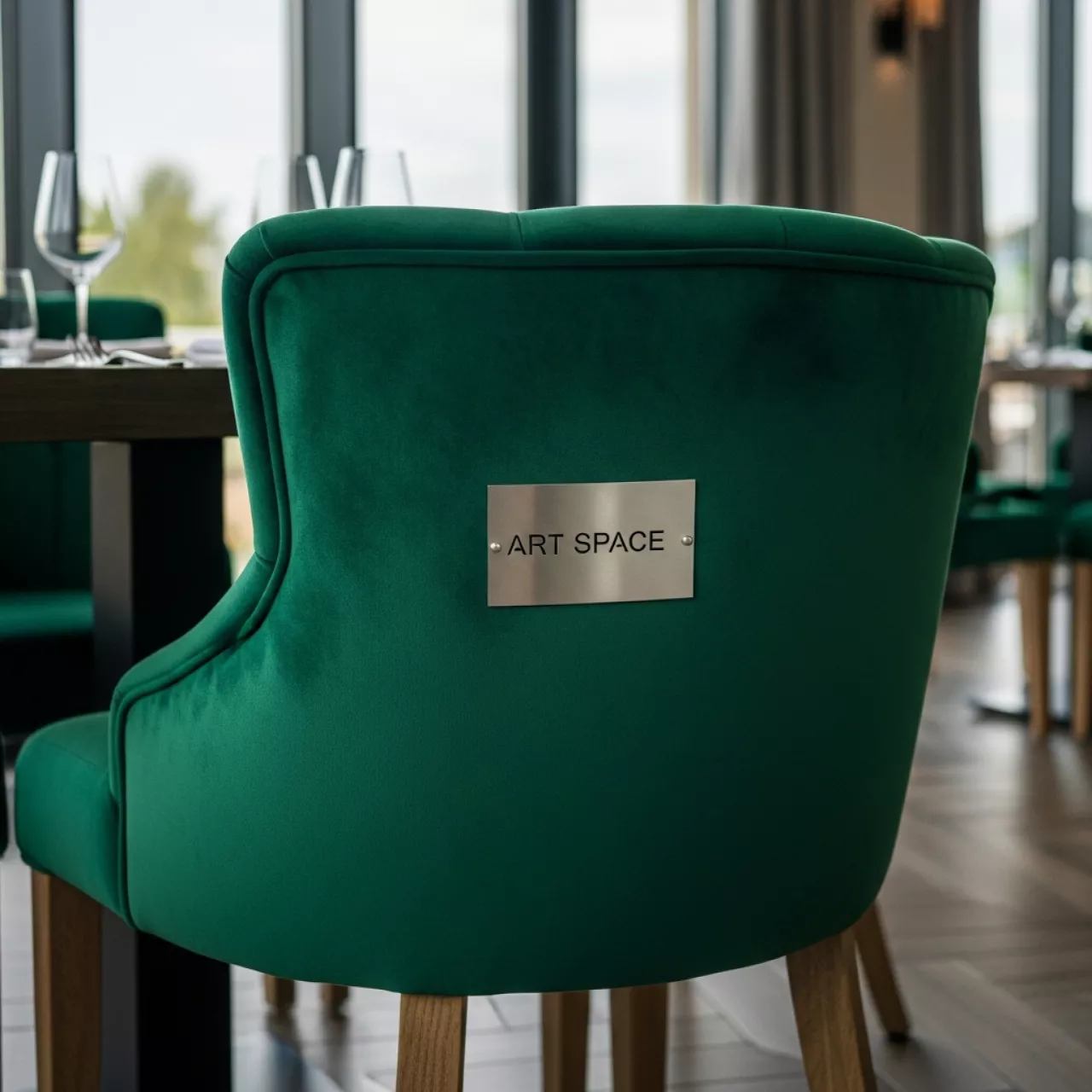 Аренда Стул Вашингтон изумрудный в ресторане «La Terrazza» — ART SPACE