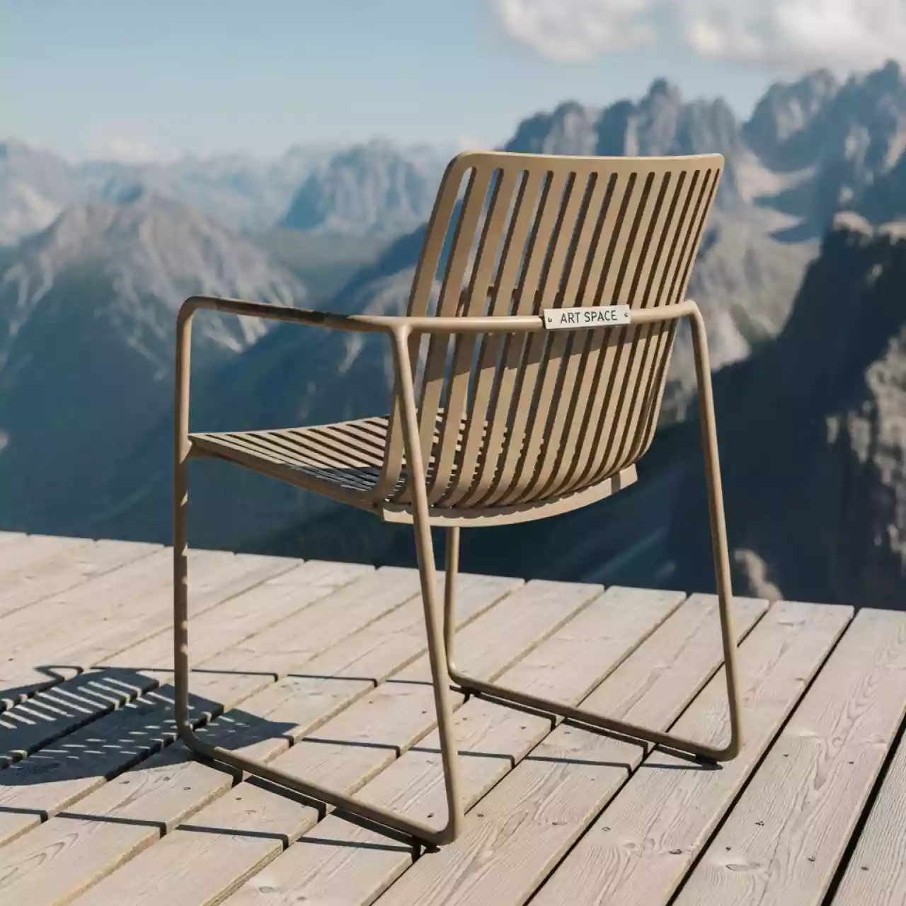 Аренда Стул Вашингтон песочный на площадке Rosa Peak (2320м) — ART SPACE