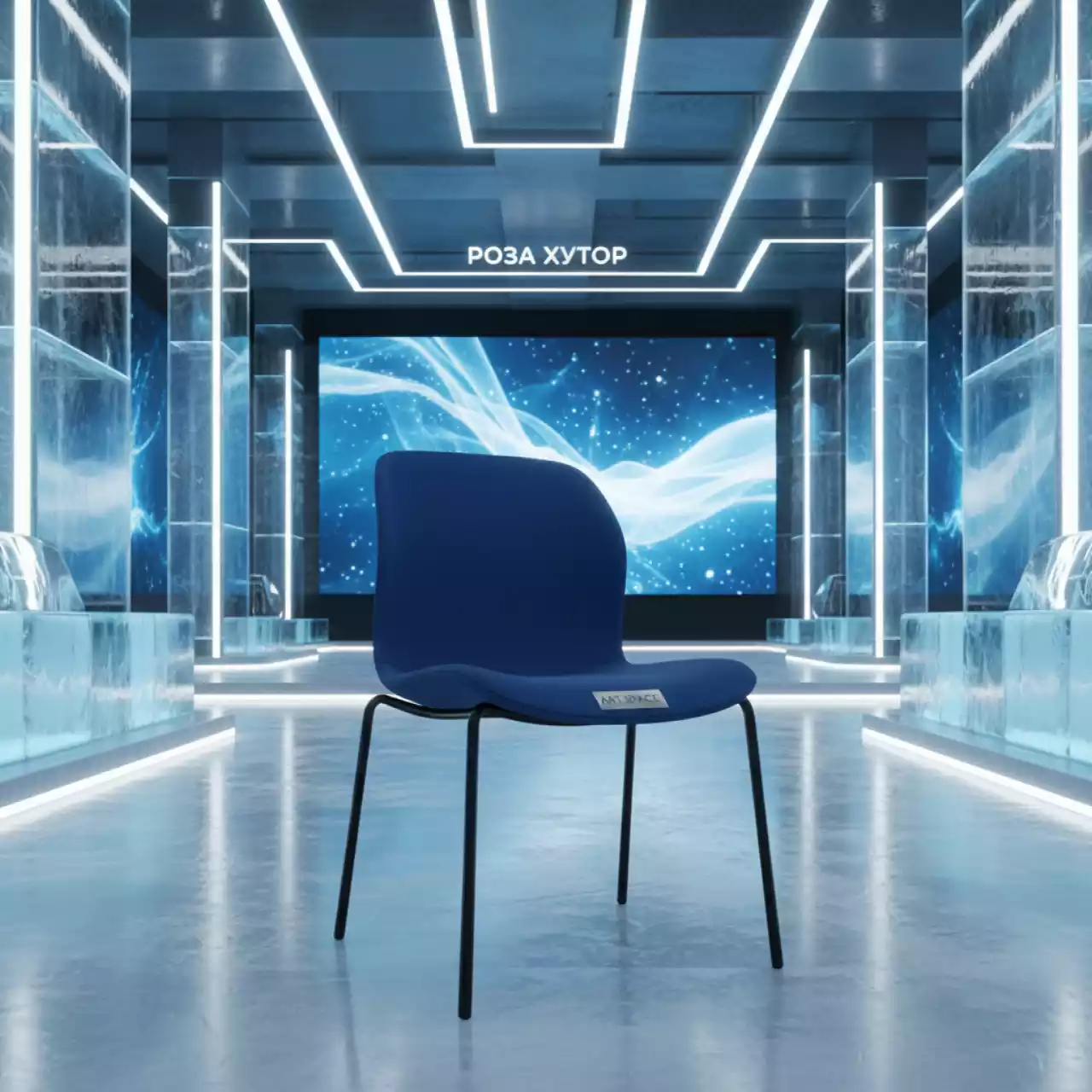 Аренда Стул Вашингтон синий в ледовом дворце «Роза Хутор» — ART SPACE