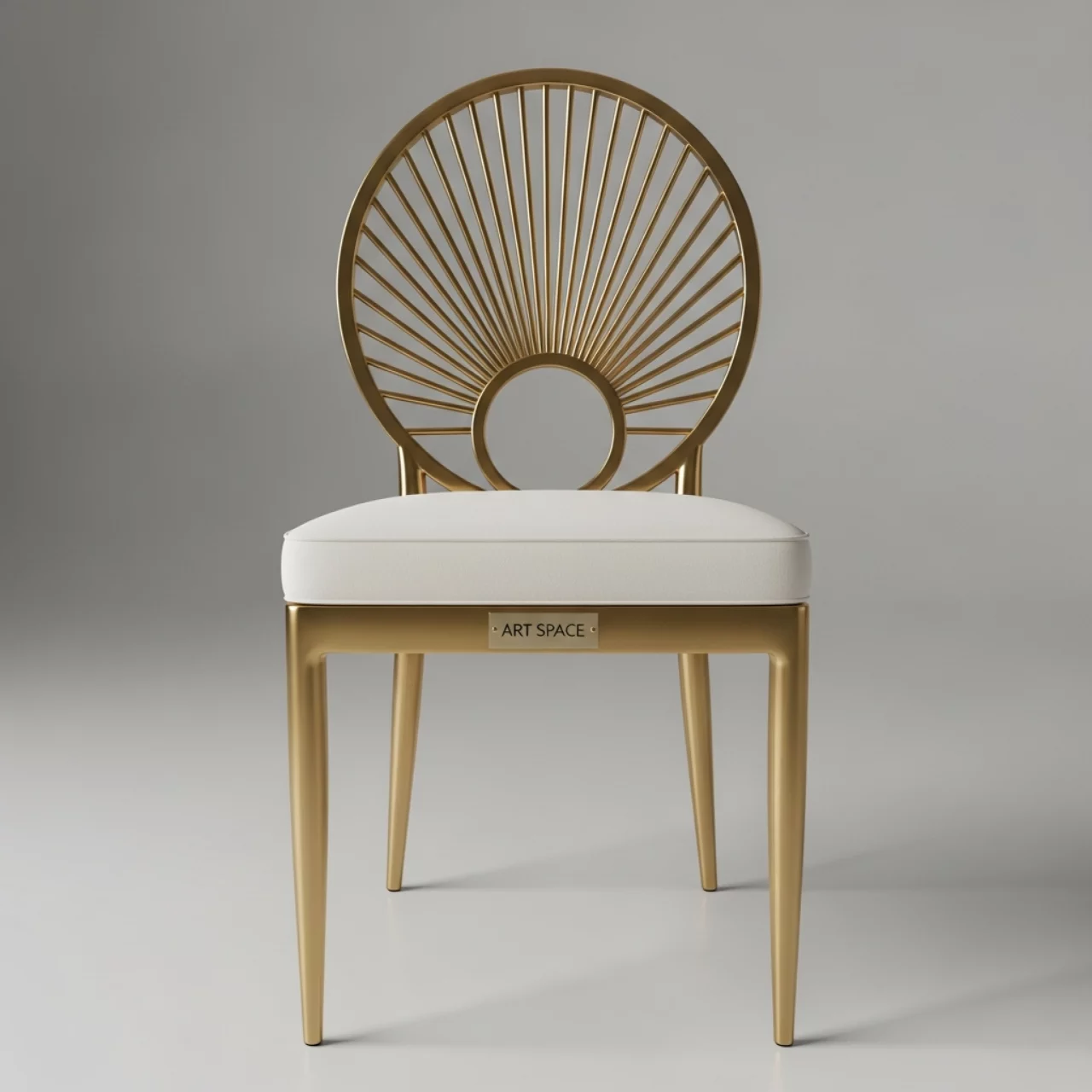 Аренда Стул Вашингтон золотой подушки молочные из бархата в Boutique Hotel PORTUM 1905 — ART SPACE