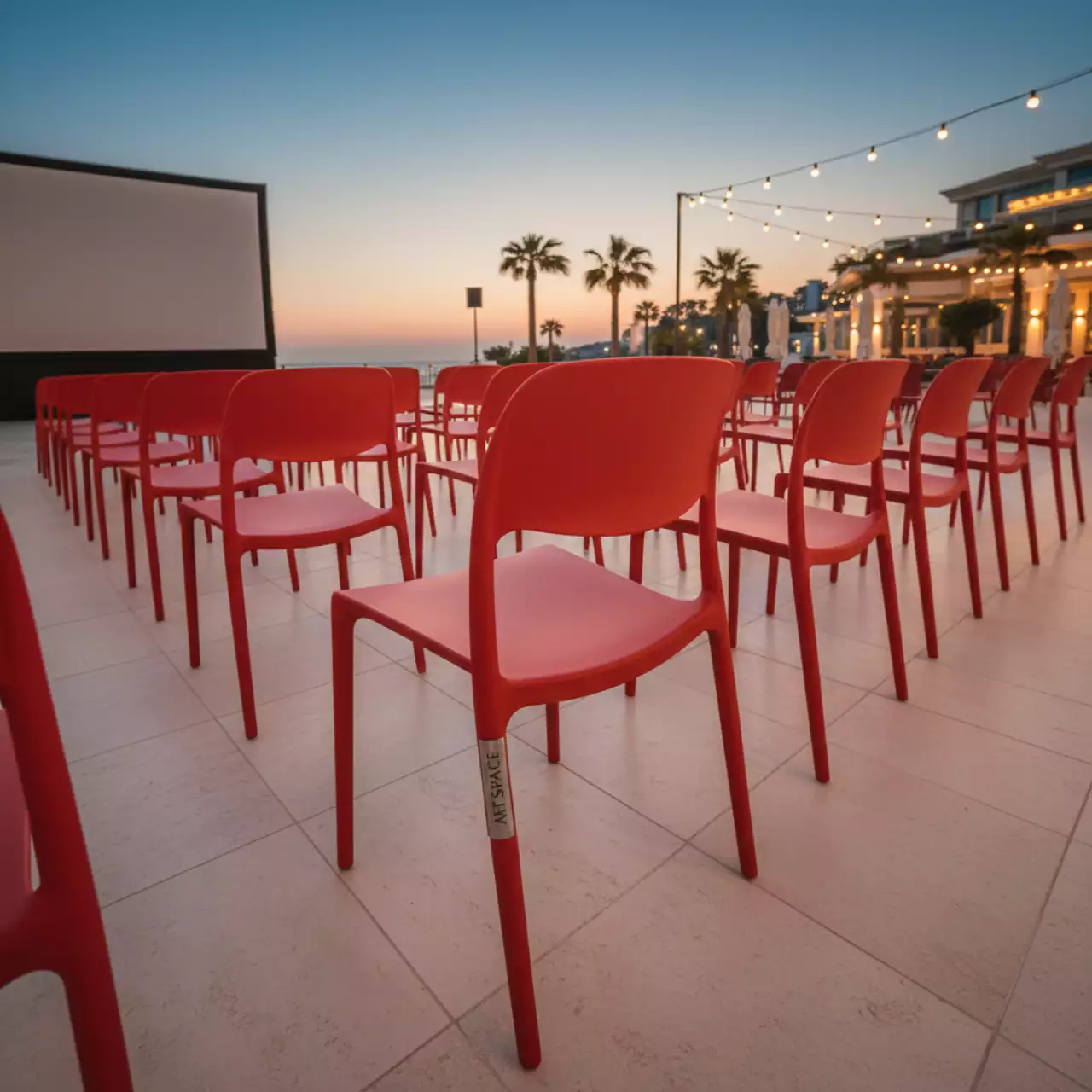 Аренда Стул Вега пластиковый красный в Swissôtel Resort Sochi Kamelia — ART SPACE