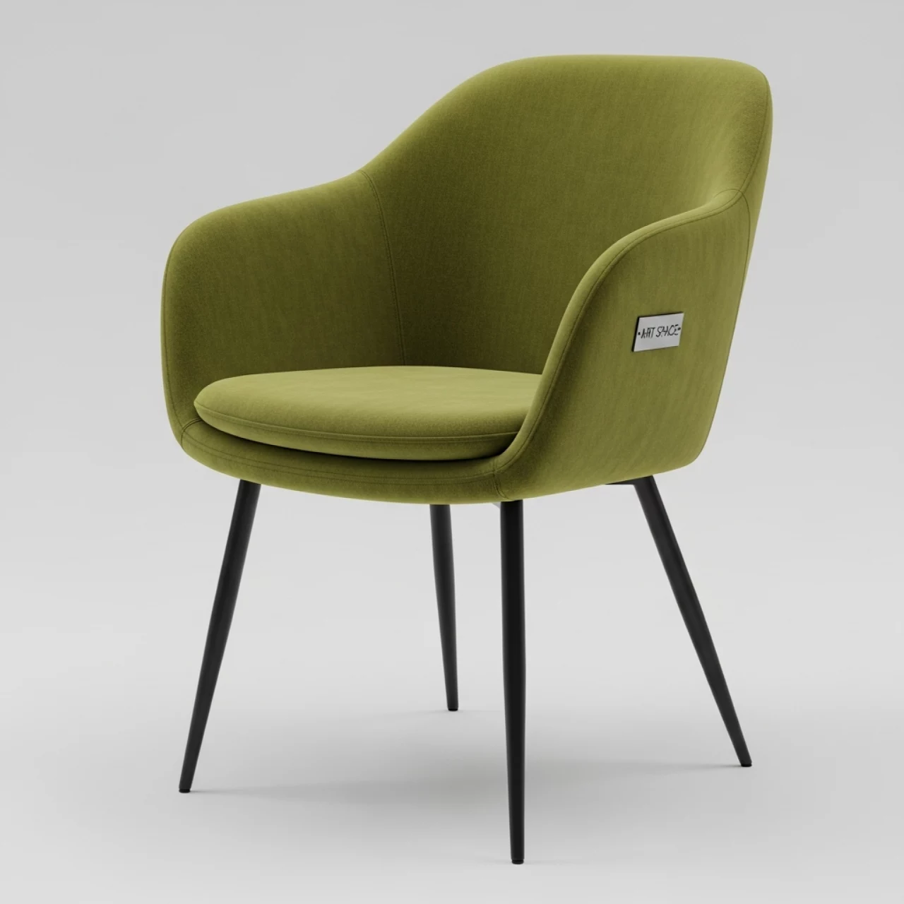 Аренда Стул велюр оливковый Easy new на Медальной площади — ART SPACE