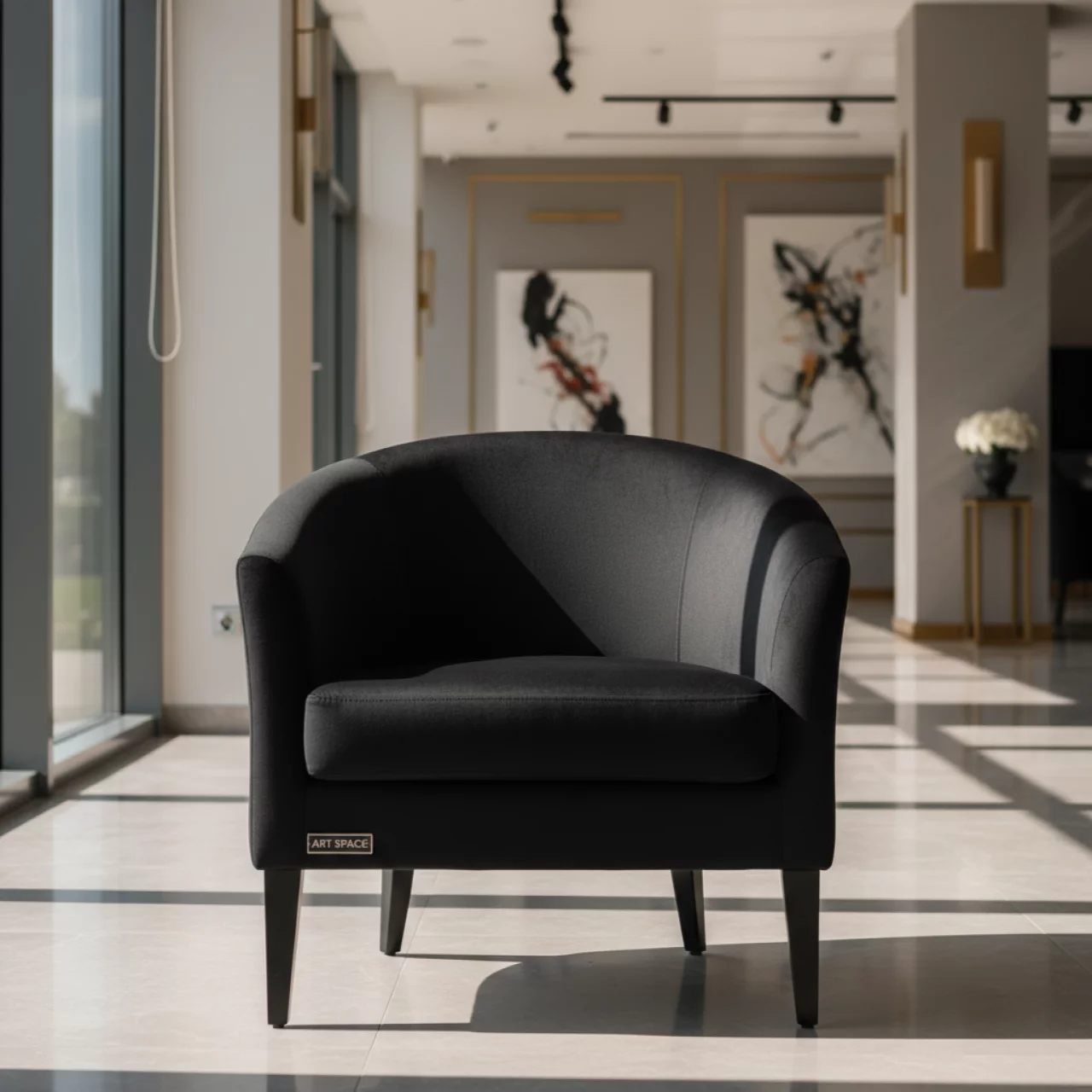 Аренда Стул Версаль велюр черный в Imeretinskiy Hotel — ART SPACE