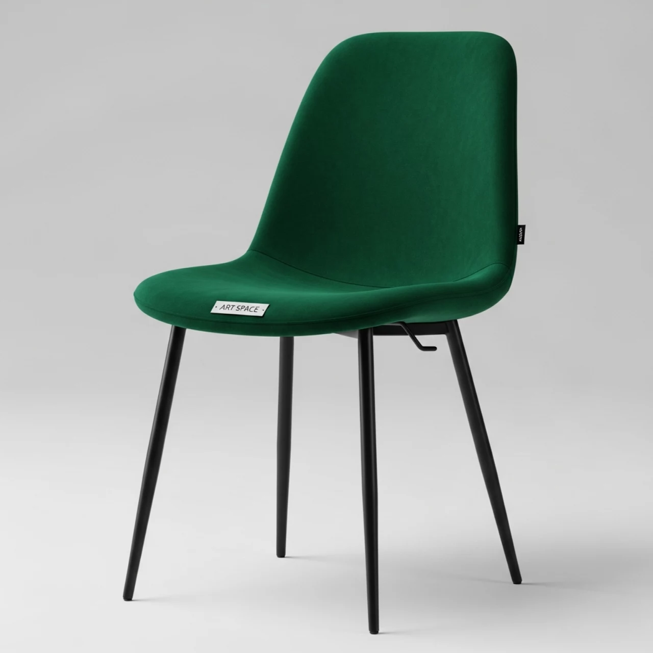 Аренда Стул Vicenza на ножках с крючком для сцепки зеленый в ОКЦ «Галактика» — ART SPACE
