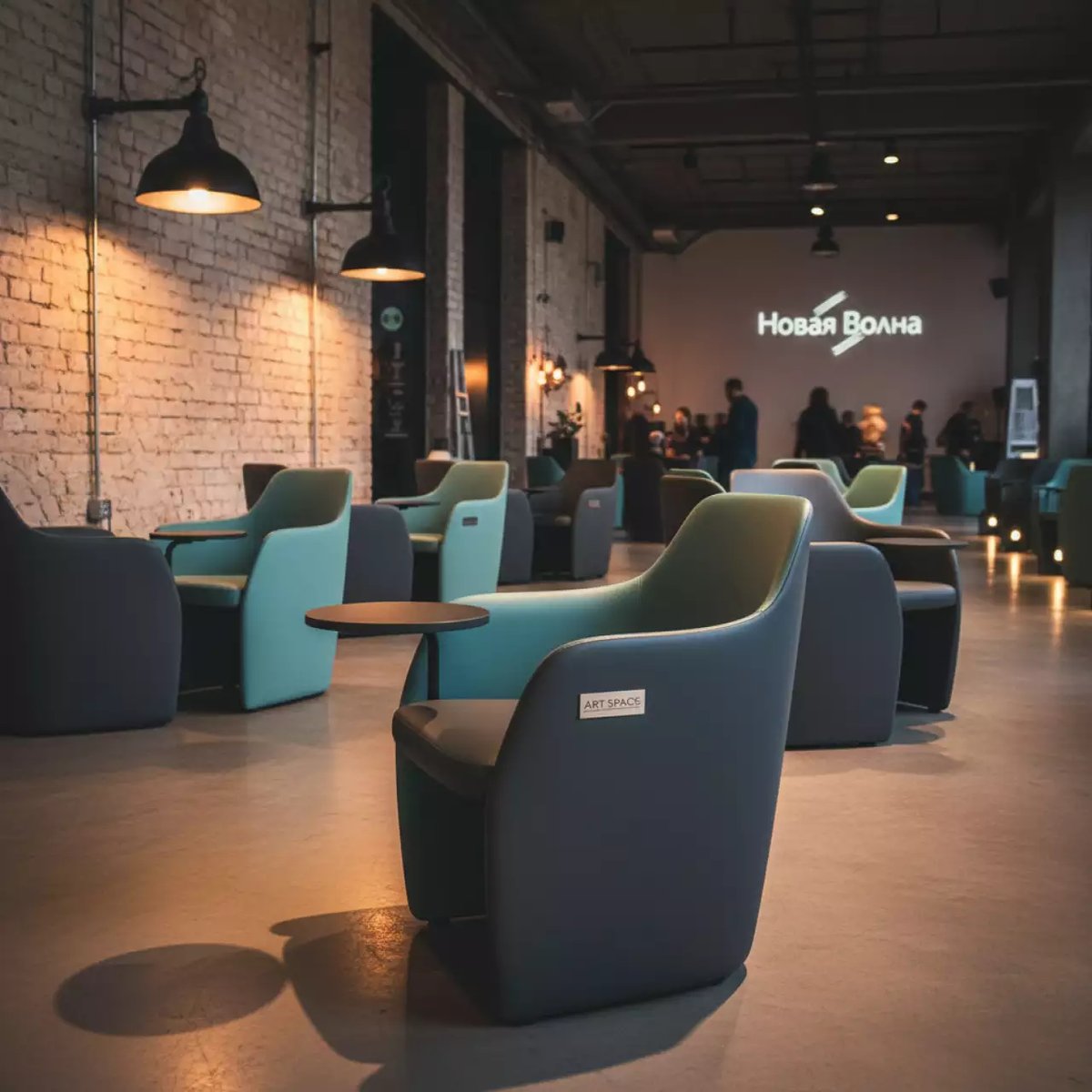 Аренда Стул Vicenza на ножках с подлокотниками и столиком в Red Arena — ART SPACE