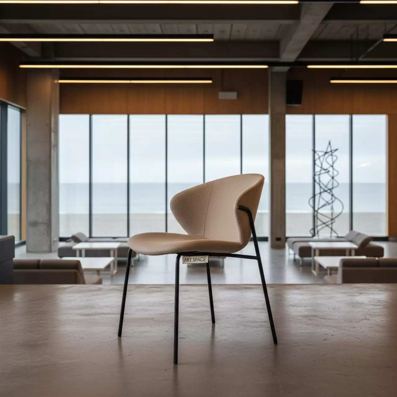 Аренда Стул Vicenza на прутке бежевый в Хосте — ART SPACE