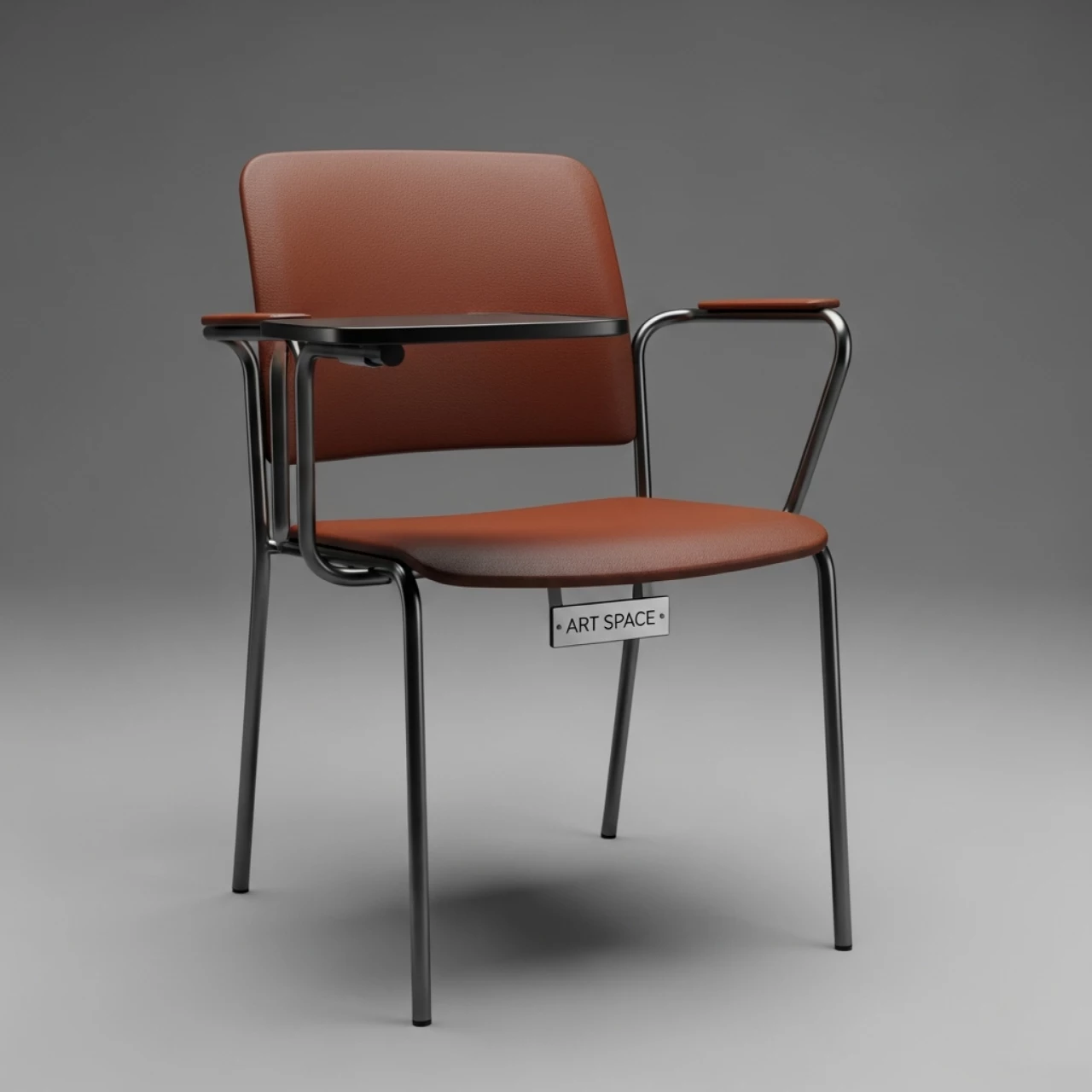 Аренда Стул Vicenza с подлокотниками и столиком коричневый в Stella di Mosca — ART SPACE