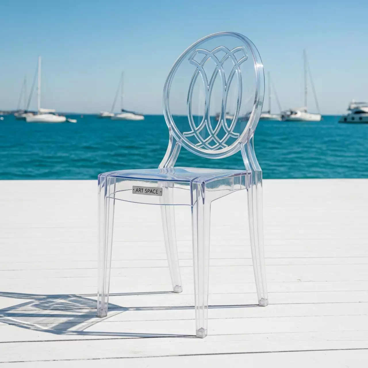 Аренда Стул Victoria Ghost прозрачный на парусной регате (Сочи) — ART SPACE