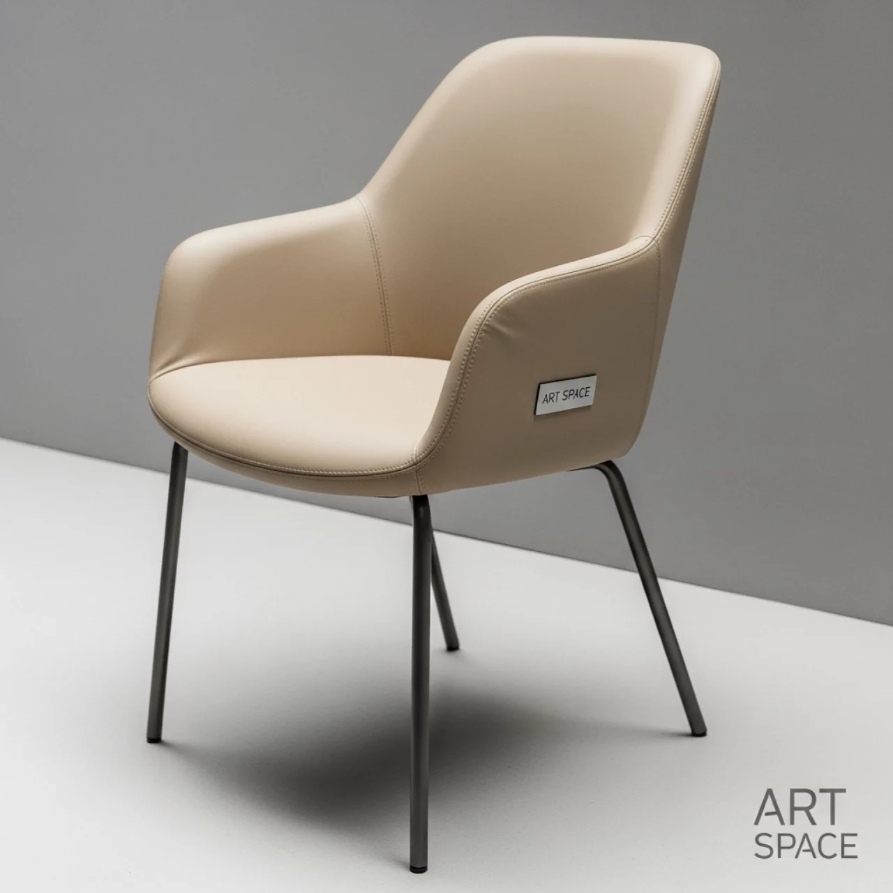 Аренда Стул Villas из экокожи светло бежевый в казино «Сочи» — ART SPACE