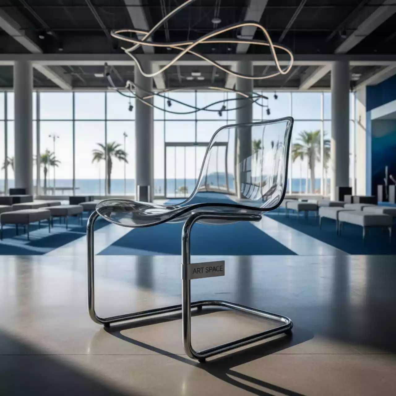 Аренда Стул Wave M хром в комплексе Sea Galaxy — ART SPACE