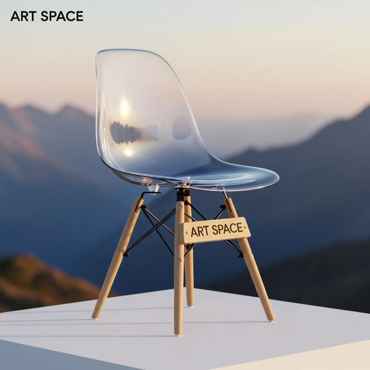 Аренда Стул X Treme S Wox Beech Wood прозрачный на площадке Rosa Peak (2320м) — ART SPACE