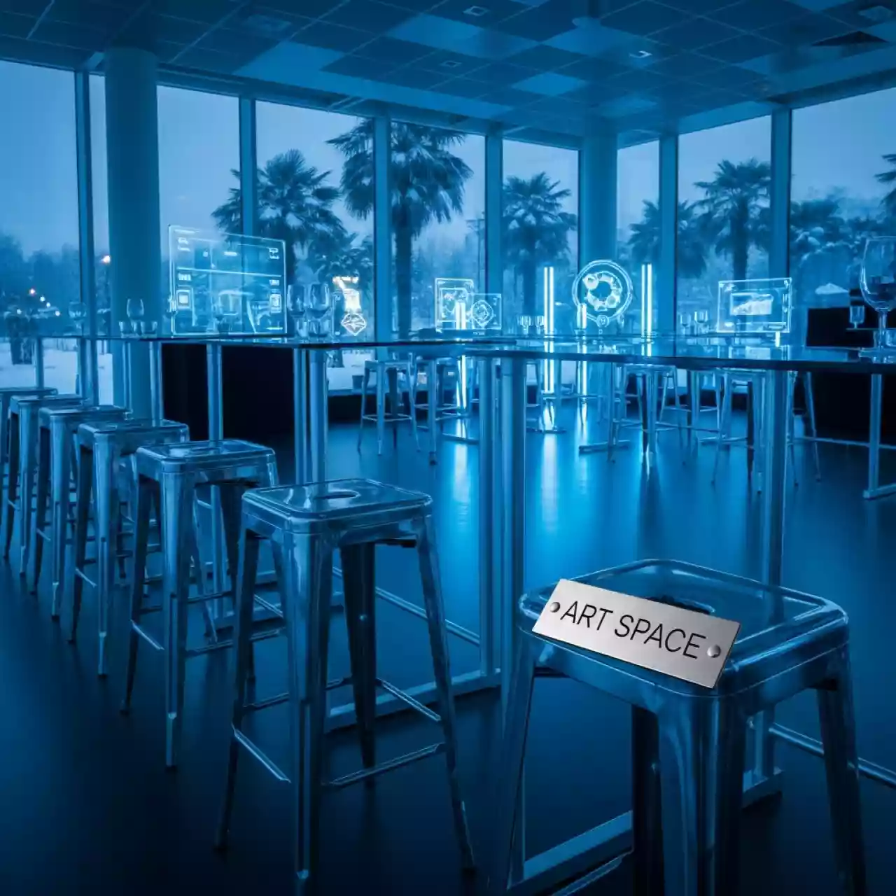 Аренда Стулья барные Tolix в Bridge Resort — ART SPACE