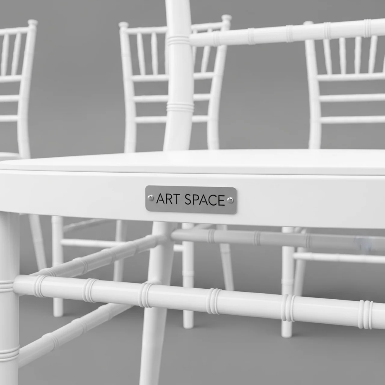 Аренда Стулья Chiavari белые металлические в Маринс Парк Отеле — ART SPACE