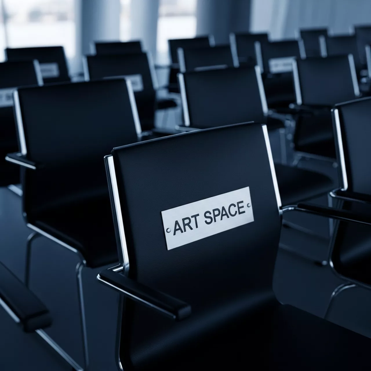 Аренда Стулья для конференции черные в Delta Sirius — ART SPACE