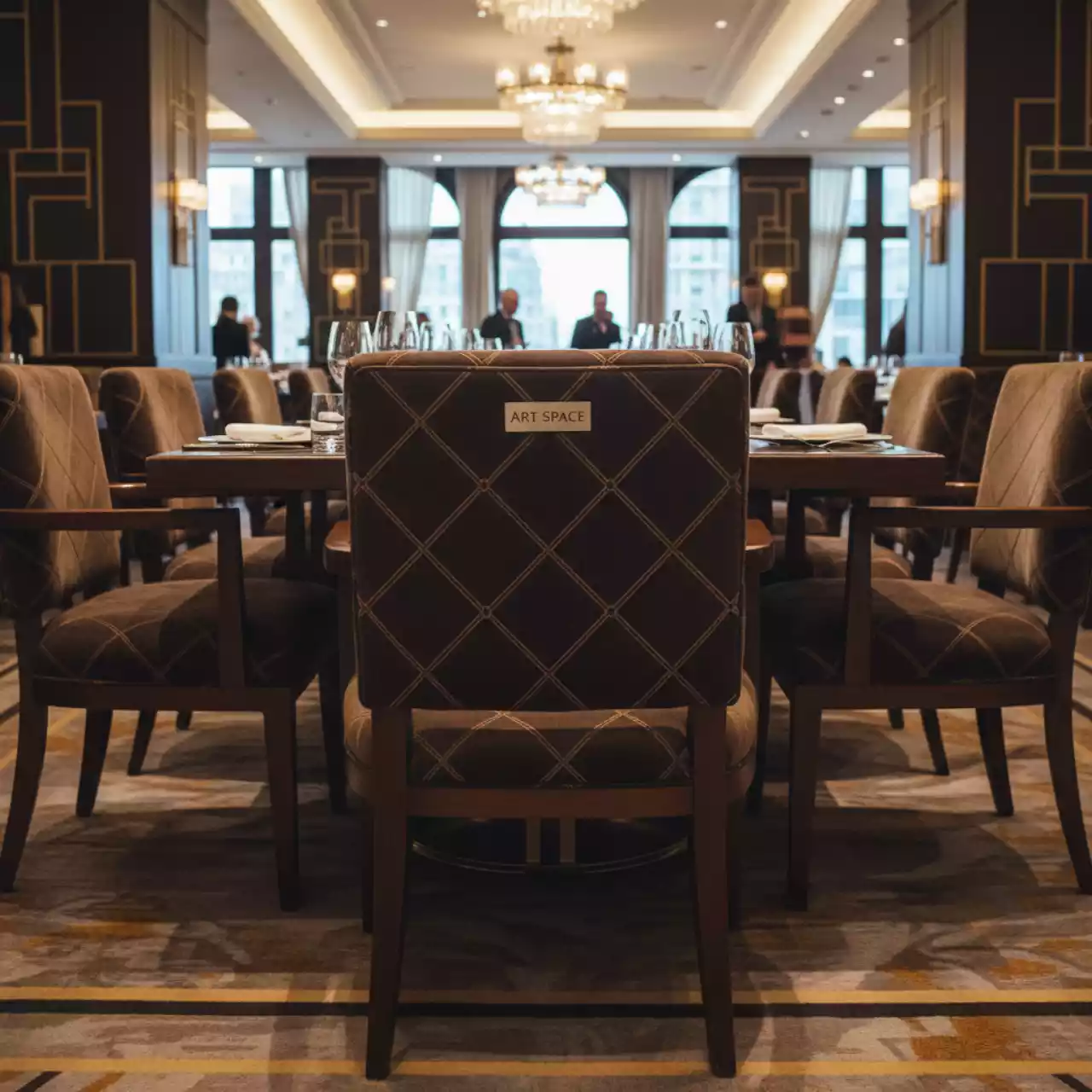 Аренда Стулья Хит ромб коричневый в ресторане «Brunello» — ART SPACE