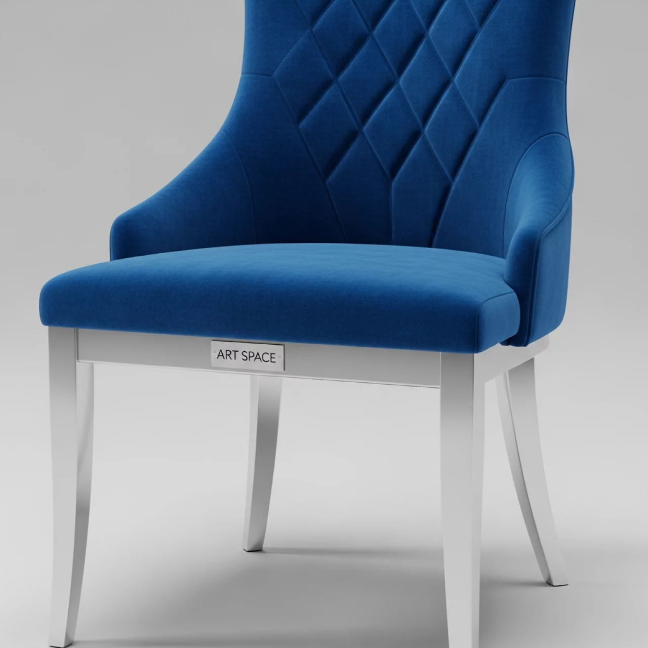 Аренда Стулья Хит серебро ромб синий в Pullman Sochi Centre — ART SPACE