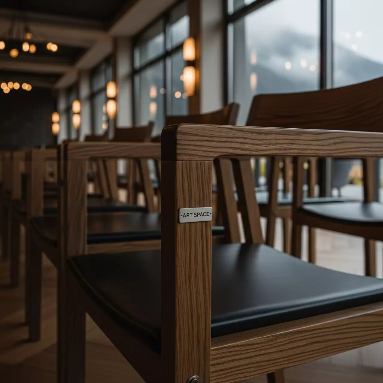 Аренда Стулья из дерева в Гранд Отель Поляна — ART SPACE