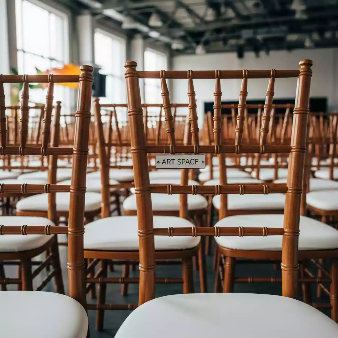 Аренда Стулья Кьявари грушевые с белой подушкой в Сириус Арене — ART SPACE