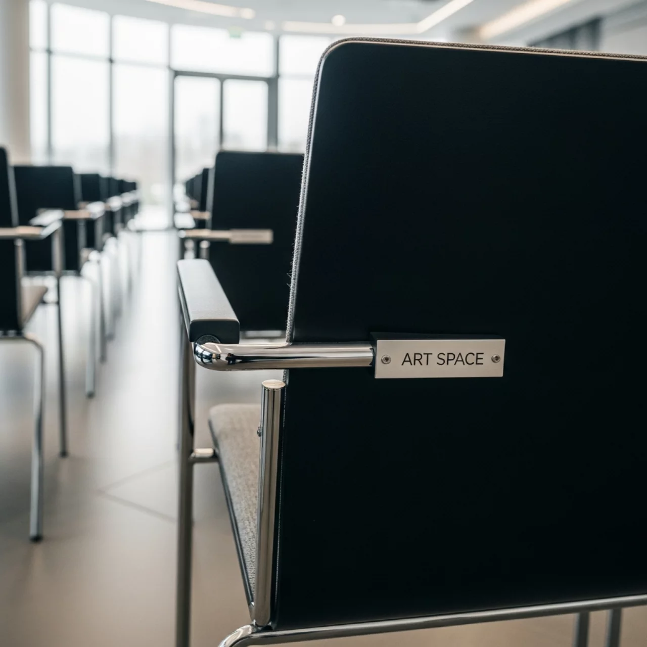 Аренда Стулья металлические для конференции в банкетном зале «Дельфин» — ART SPACE