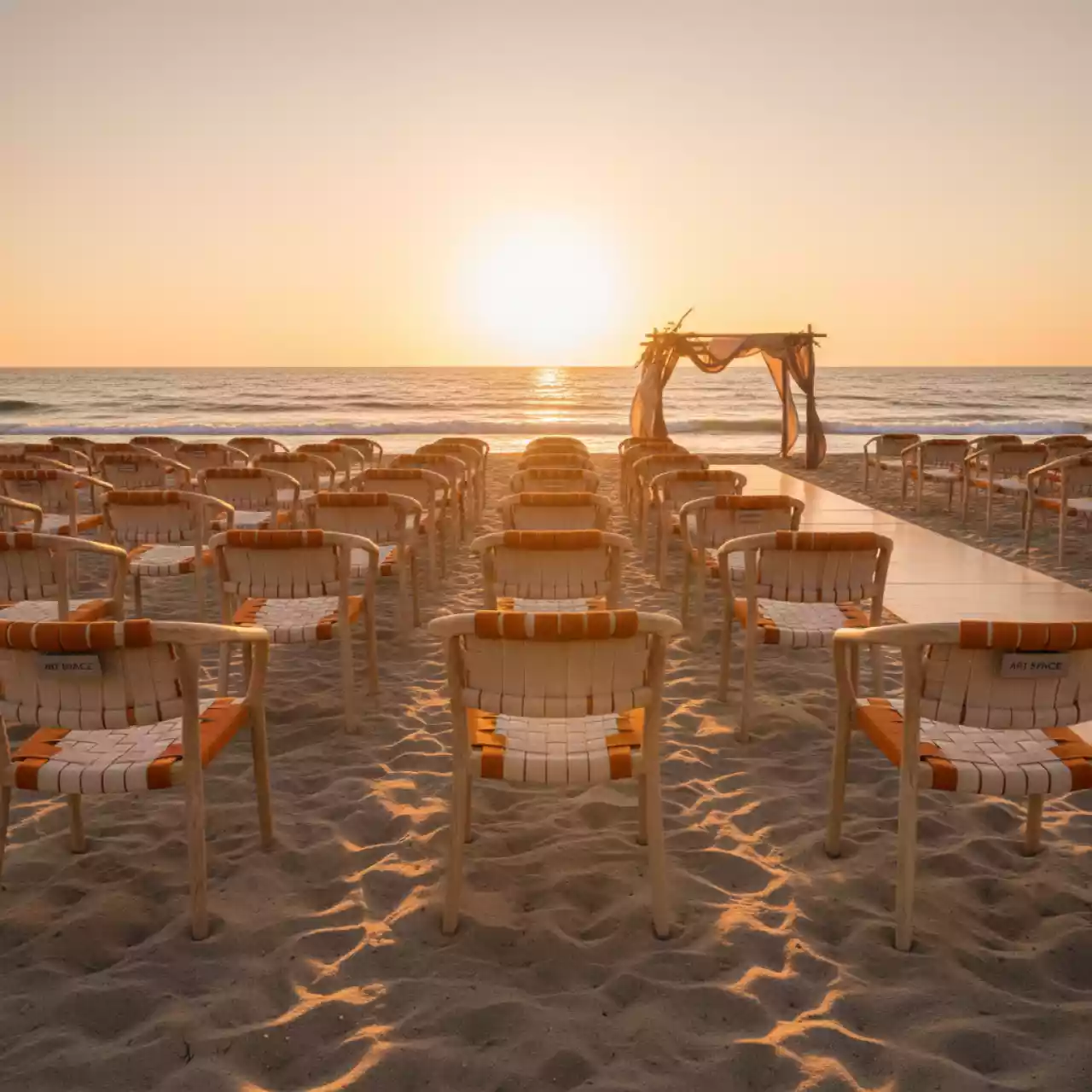 Аренда Стулья Терье на пляже «Мандарин» — ART SPACE