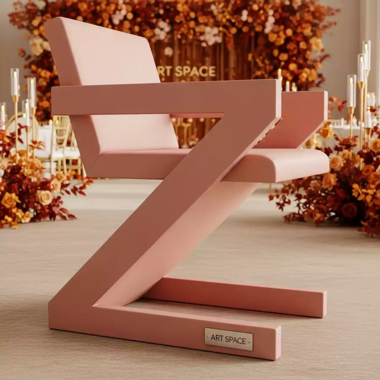 Аренда Стул Zig Zag розовый в отеле Hyatt Regency Sochi — ART SPACE