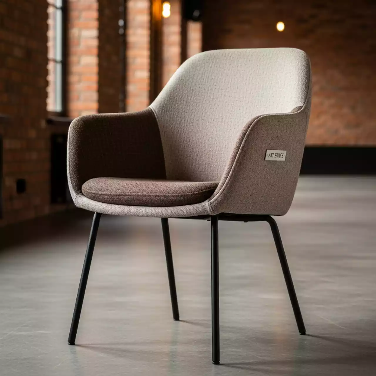 Аренда Стул Zurich бежевый коричневый в Boutique Hotel PORTUM 1905 — ART SPACE