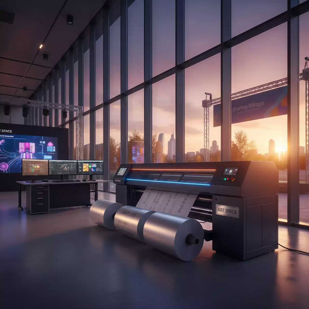 Аренда Сублимационная бумага Jasper Paper Fast Dry 40 г м² 1,62x300 м в Керлинговом центре «Ледяной куб» — ART SPACE