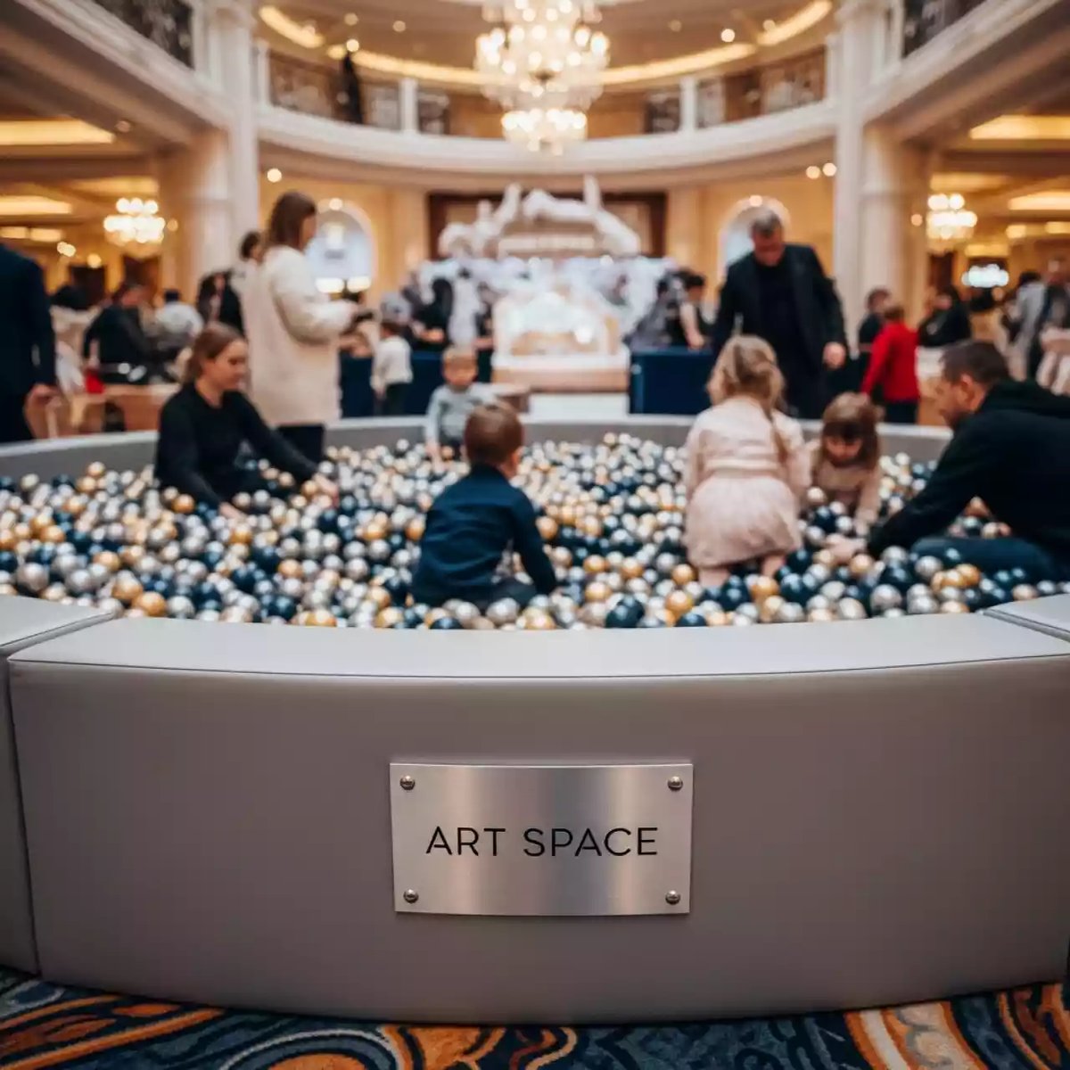 Аренда Сухого Бассейна Детского в Казино «Сочи» — ART SPACE