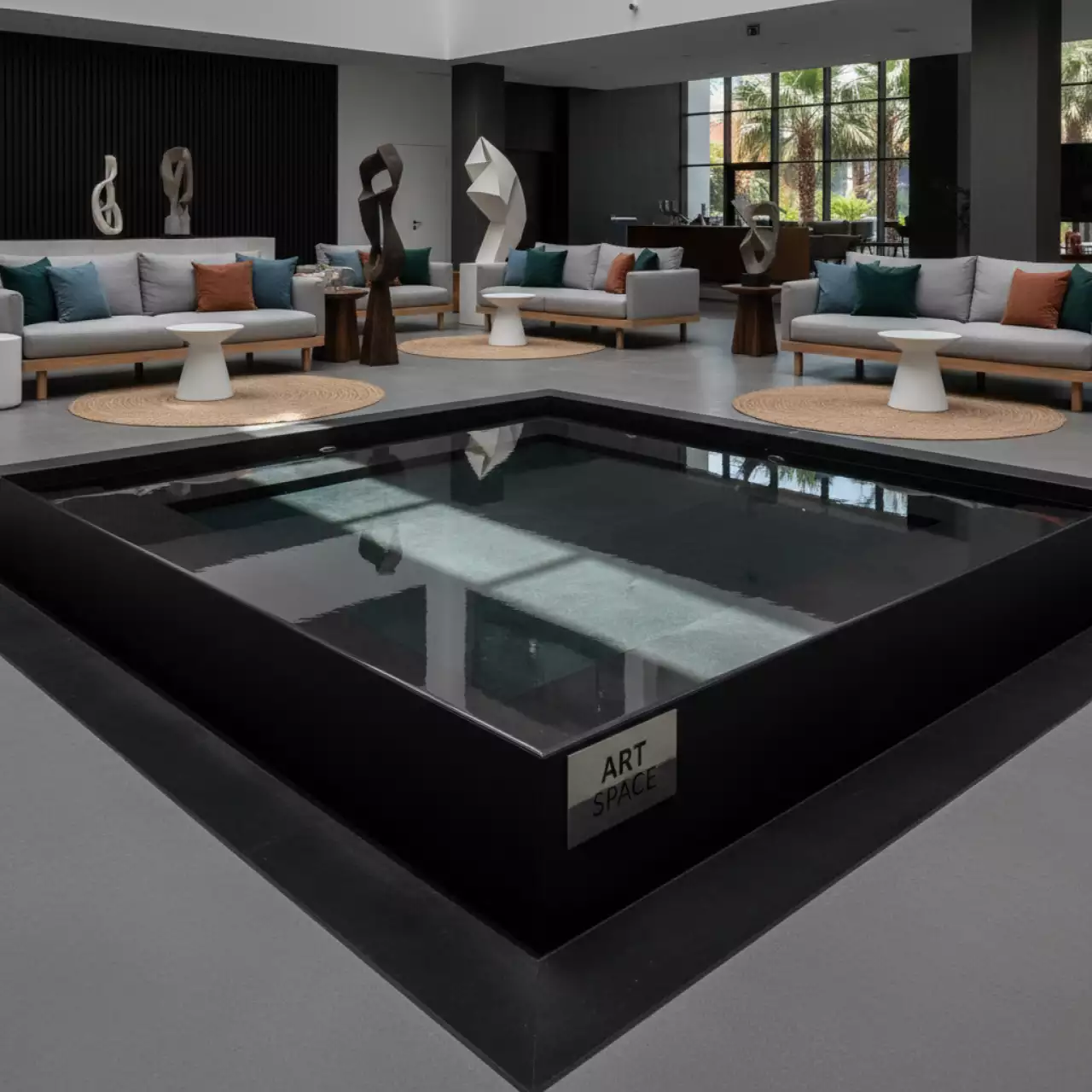 Аренда Сухой бассейн Black в Гранд Отель Сочи — ART SPACE