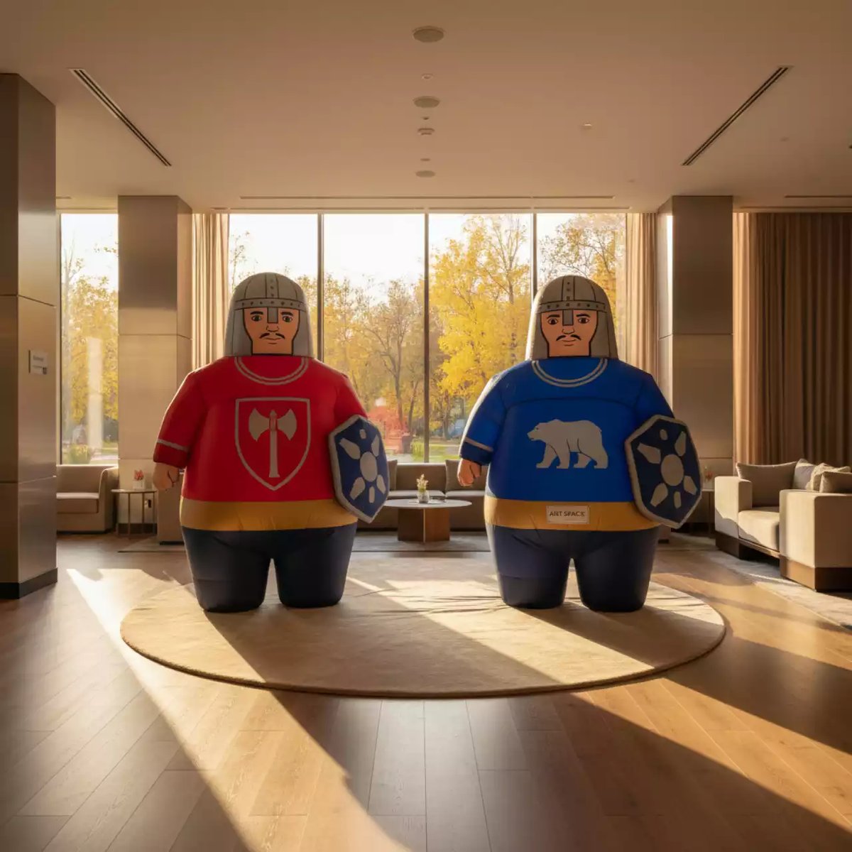 Аренда Сумо костюм «Богатыри» в Delta Sirius — ART SPACE