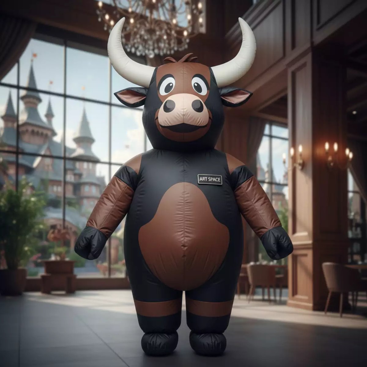 Аренда Сумо костюм "Быки" в отеле «Богатырь» — ART SPACE