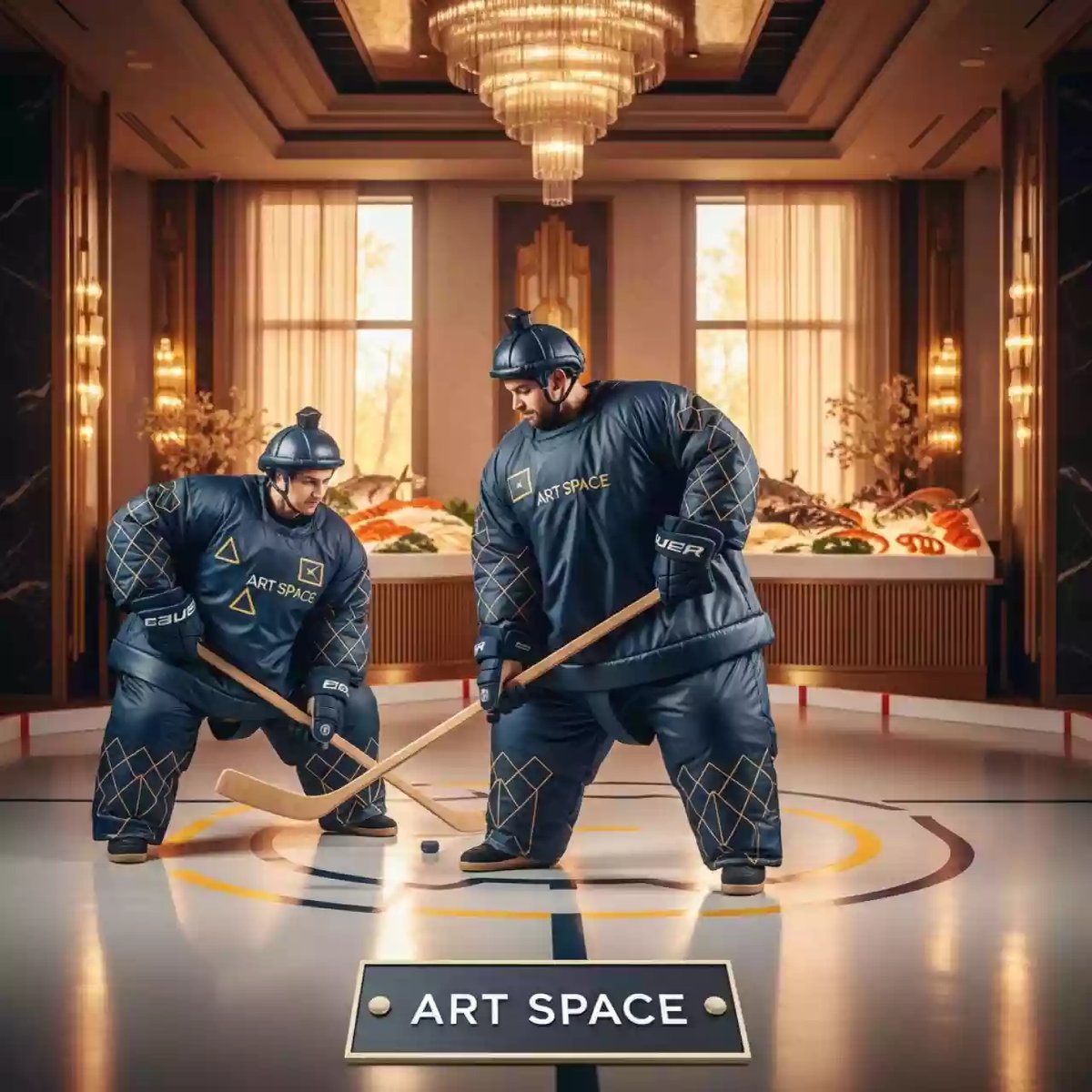 Аренда Сумохоккей в ресторане «Магадан» — ART SPACE