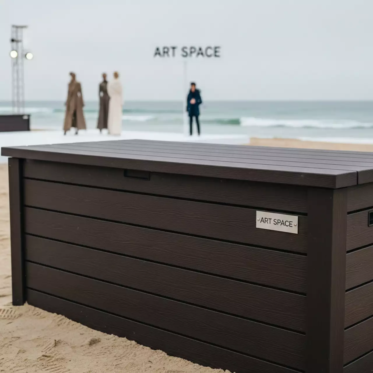 Аренда Сундук Brightwood 454 л коричневый на пляже «Маяк» — ART SPACE