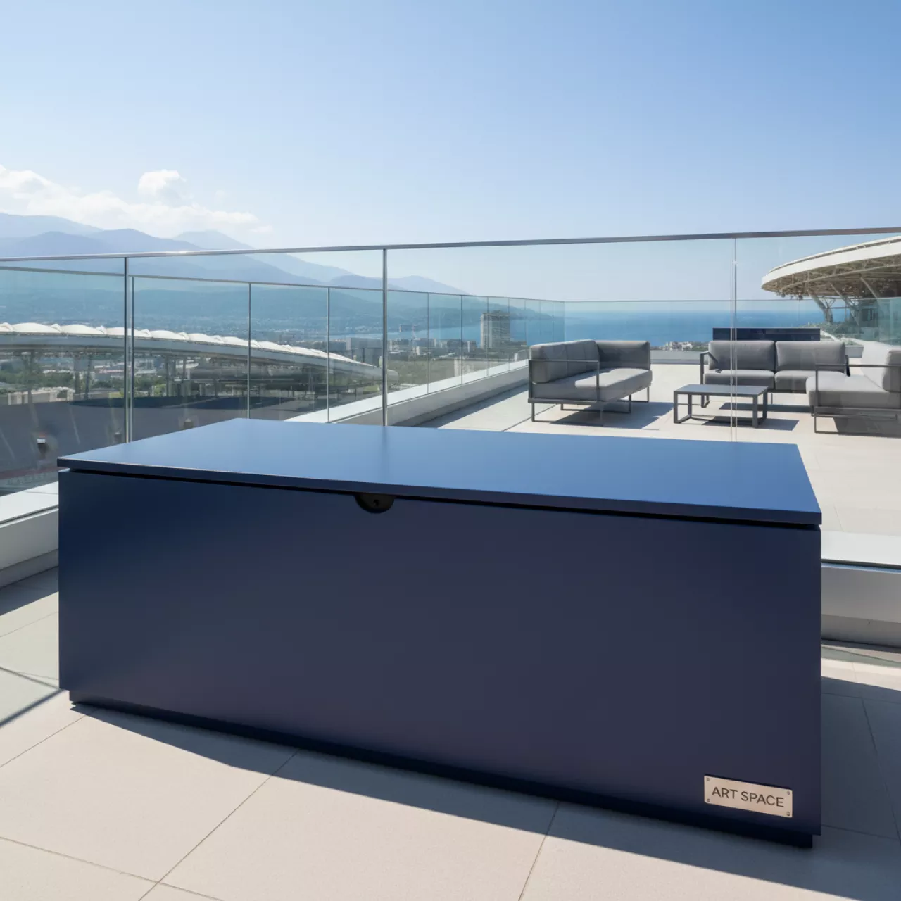 Аренда Сундук для подушек Канцлер на арене «Фишт» — ART SPACE