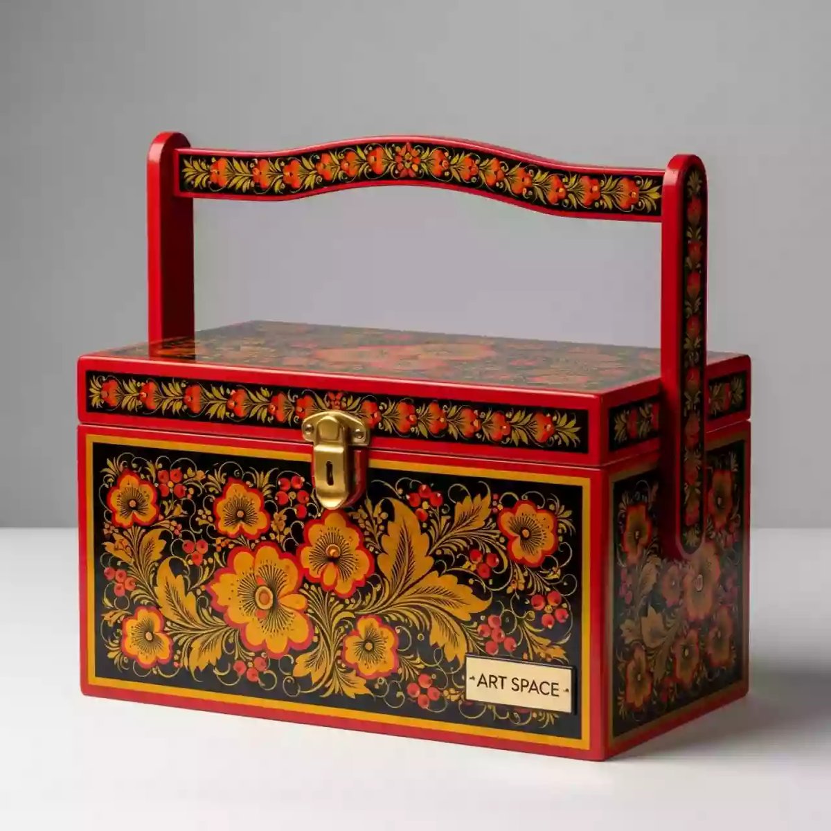 Аренда Сундук хохлома средний в Radisson Collection Paradise — ART SPACE