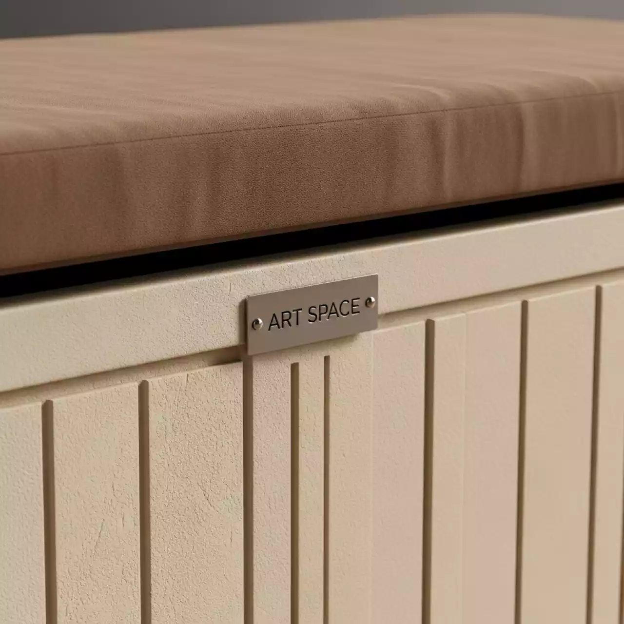 Аренда Сундук лавочка EDEN 265 л бежевый коричневый в Novotel Resort — ART SPACE