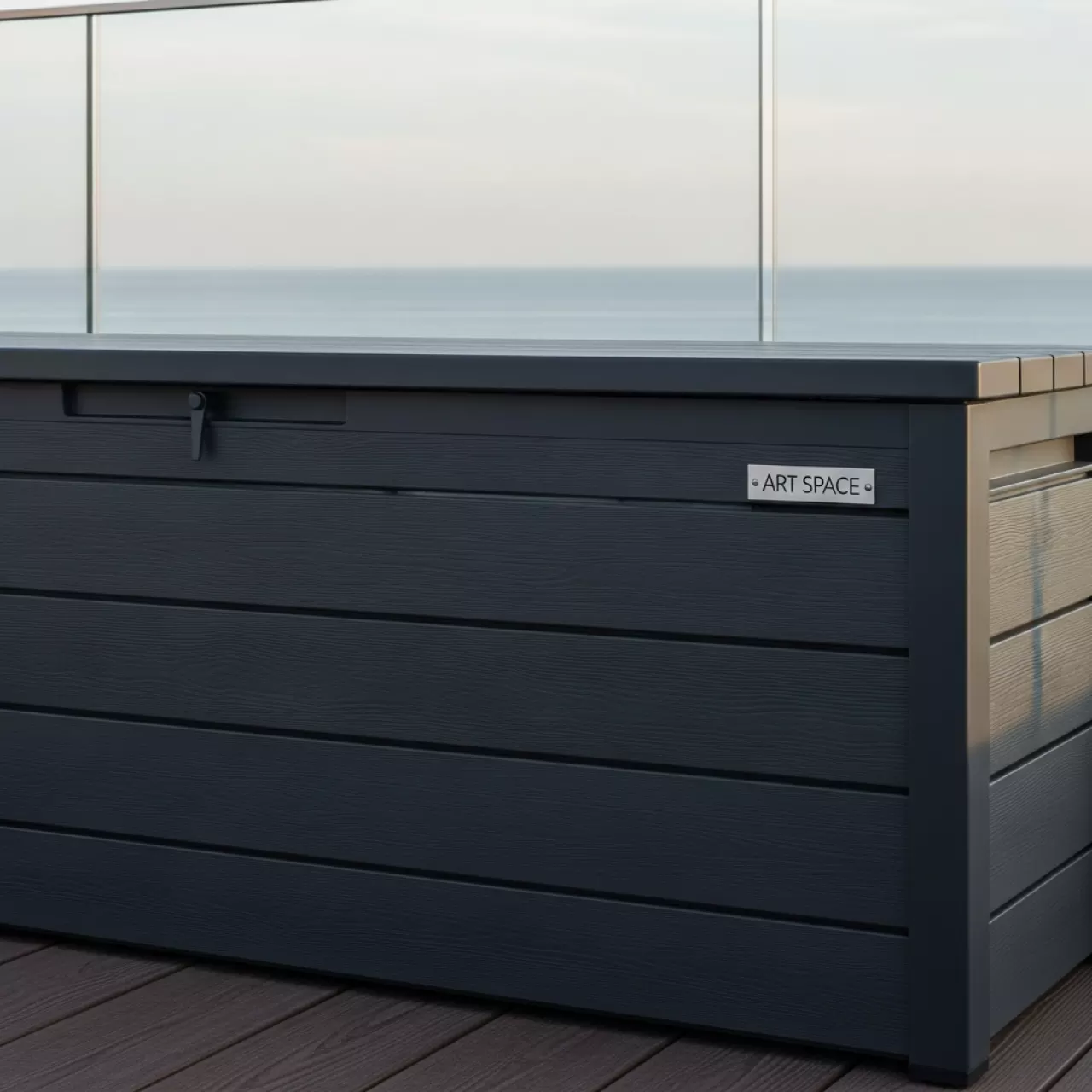 Аренда Сундук лавочка Toomax 270 л антрацит в ресторане «Баран-Рапан» — ART SPACE