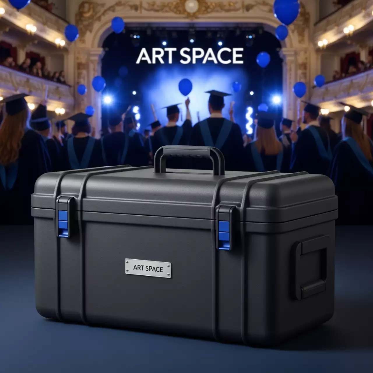 Аренда Сундук пластиковый антрацит MBR310 S433 в Зимнем театре — ART SPACE